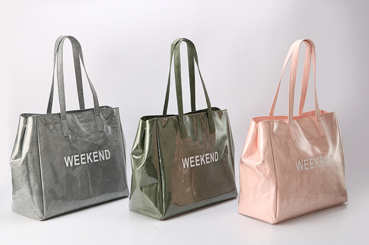 Washed kraft paper bag collections